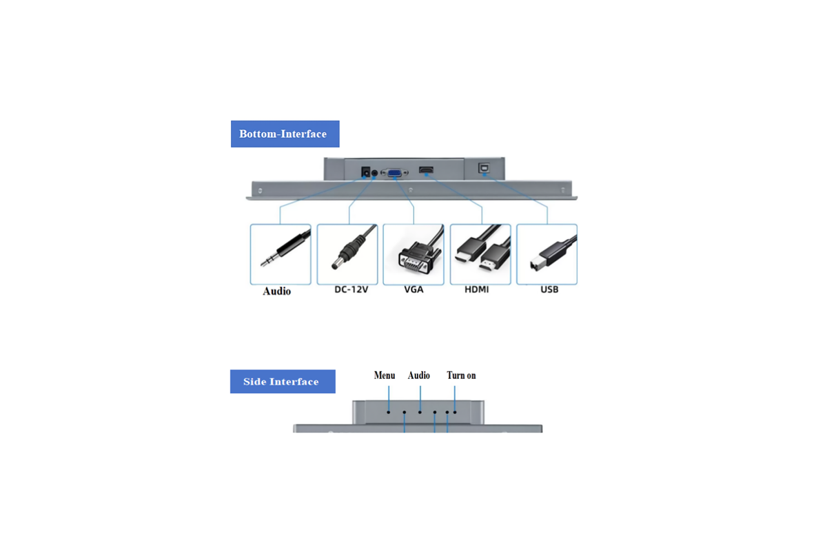 1037C 10.1" Embedded Touchscreen Monitor_2